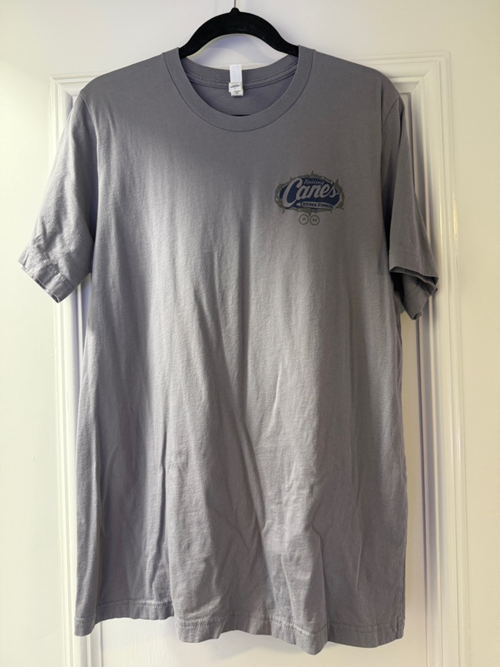Post Malone Raising Cane's Short-Sleeve Logo Tee — Gray